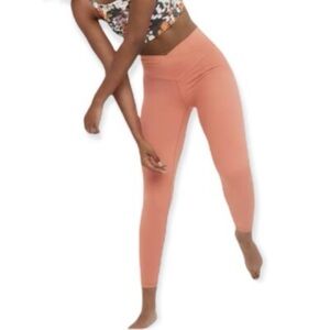 Aerie Leggings Real Me High Rise 7/8 Coral Size Large